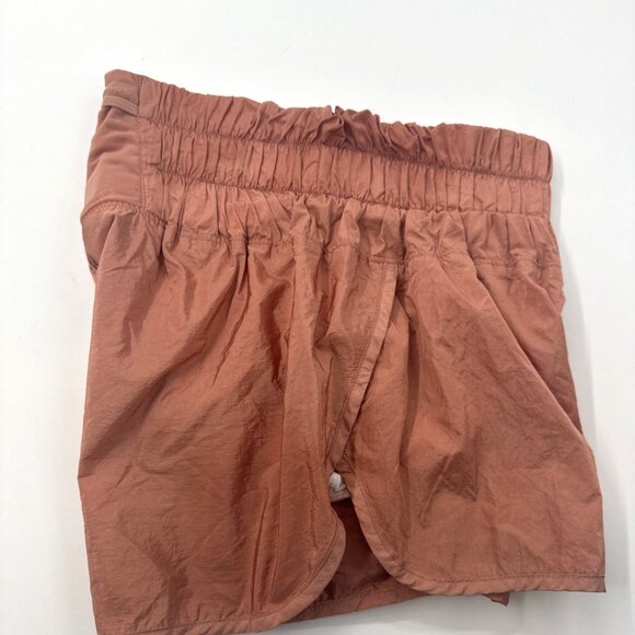 Free People Movement Shorts Womens Small Rust Orange Athletic The Way Home Lined - Picture 5 of 8